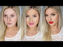 day to night makeup tutorial pop of