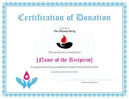 Rotary Certificate Of Appreciation Template New 7 Printable Donation