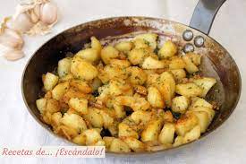 patatas fritas al ajillo recetas de