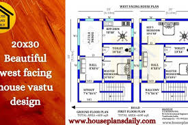 West Facing House Plan For 600 Sq Ft