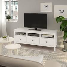 Tv stands can take your living room to a whole other level by spiking up the décor in your home. Hemnes Tv Unit White Stain 58 1 4x18 1 2x22 1 2 Ikea
