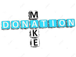 make donation crossword contribution