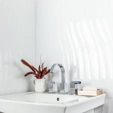 Tilebar Gentle Waves 12x36 Polished Ceramic Wall Tile White Backsplash And Wall