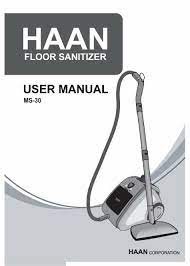 haan floor sanitizer ms 30 user manual