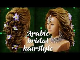 arabic bridal hairstyle muslim