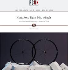Rcuk 100 Hunt Aero Light Disc Wheelset Hunt Bike Wheels