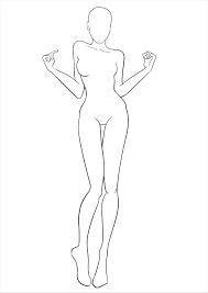 Free Clipart Girl Body Drawing Outline 20 Free Cliparts