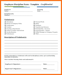 Write Up Form Employee Write Up Form New Effective Employee Write Up