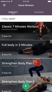 home workout no equipment for iphone