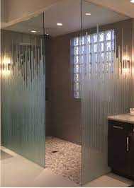 Is A Frosted Glass Shower Door In Style