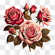 pink roses png