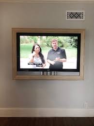 build a frame for a wall mounted tv