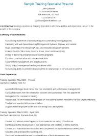 Resume CV Cover Letter  personal trainer resume personal trainer     Software Training resume example  