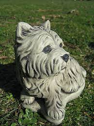 Westie Dog Stone Garden Ornament