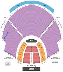 Concert Notables Seating Chart Interactive Seating Chart
