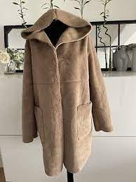 Bnwot Zara Size L Mink Faux Fur Suede