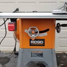 used ridgid r4512 10 table saw with