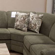 Sectional With Curved Corner Wedge With