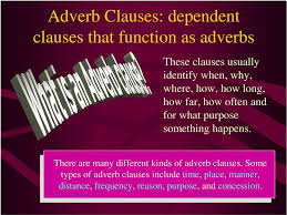 Adverbs of place (where?) an adverbial phrase: Adverb Clauses Dependent Clauses That Function As Adverbs Pdf Free Download
