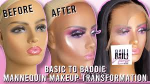 bad mannequin makeup transformation