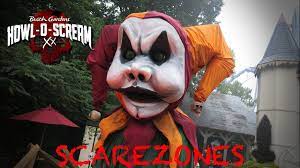 howl o scream 2018 all scarezones