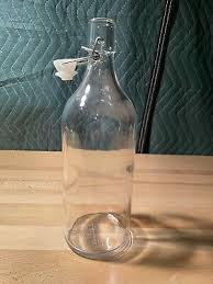 Ikea Korken Glass Bottle With Metal