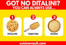 Is ditalini same as macaroni?