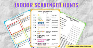 So print them out, pull them up on your phone, and get to searching! 3 Printable Indoor Scavenger Hunts For Kids Four To Love