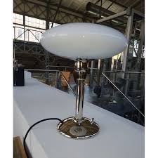 vintage art deco table lamp with oval