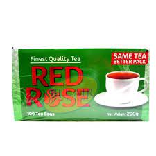 red rose 100 tea bags bel air
