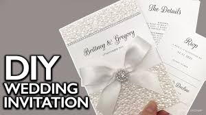 diy wedding invitation elegant