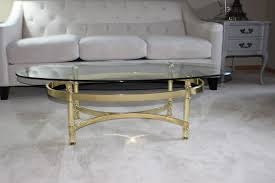 Diy Brass Coffee Table Makeover A