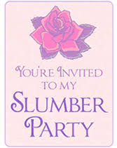 Slumber Party Free Printable Party Invitations Templates
