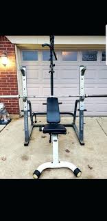 weight bench with lat pulldown powerhouse weight bench with lat bar and removable adjule bench nautilus