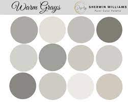 Warm Grays Paint Color Scheme Premade