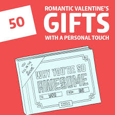 40 easy diy valentine's gifts that are literally made with love. 50 Most Romantic Personalized Valentine S Gifts For Him And Her Dodo Burd