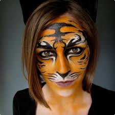 tiger halloween make up tutorial