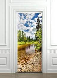 Forest Wall Decal Trees Door Sticker