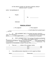 affidavit of marriage from friend forms