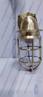 Satin Brass Wall Light Fixture