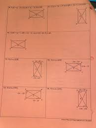 We can define quadrilaterals as polygons that. Solved Unit 7 Polygons And Quadrilaterals Homework 4 Rect Chegg Com