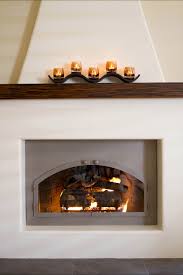 A Fresh Take On An Adobe Fireplace