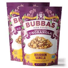 What's low in calories that can be mixed with bourbon? Amazon Com Bubba S Fine Foods Grain Free Granola Cereal Bourbon Vanilla 6oz Pack Of 2