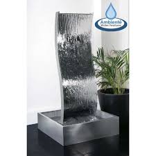 H180cm Double Sided Curved Water Wall