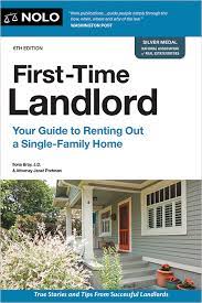 First Time Landlord Your Guide To Ing Out A Single Family Home Book