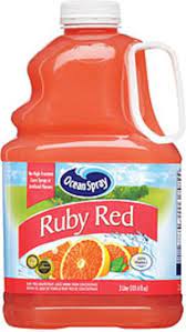 ocean spray ruby red gfruit juice
