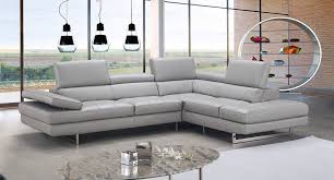 Modern Leather L Shape Sectional
