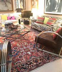 heriz carpet in chelsea drawing room