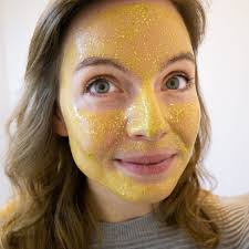 diy glitter face mask with eco glitter