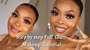 full glam step by step makeup tutorial